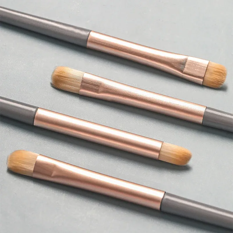 3 Pçs/set Pro Maquiagem Pincéis Cosméticos Sombras Blending Smudge Pincel de Maquiagem Delineador Deitado Bicho Da Seda Escova Ferramentas de Beleza — image 4