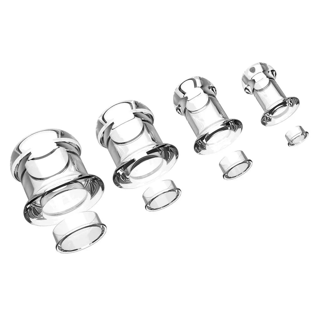 스토퍼가있는 중공 아날 플러그 질 항문 확장기 검경 확장기 Buttplug 전립선 마사지 섹스 토이 여성 남성 게이 — image 3