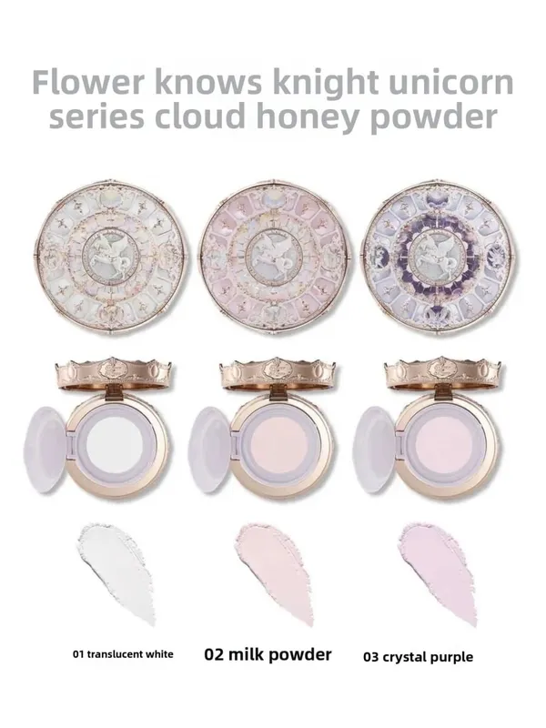 Flower Knows Unicorn Vintage Eyeshadow Palette Blush Highlighter Lipstick Cute Girly เครื่องสำอางสำหรับผู้หญิง — image 12