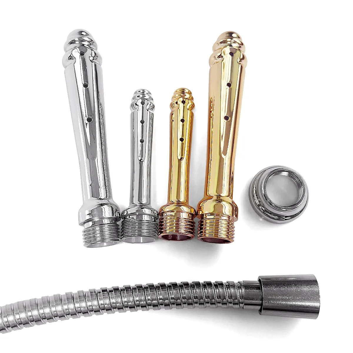 ABS anal vaginal douche Konverteringshoved til udendørs brug Bagkammer vanding multifunktion plug-in bruser sexlegetøj — image 1