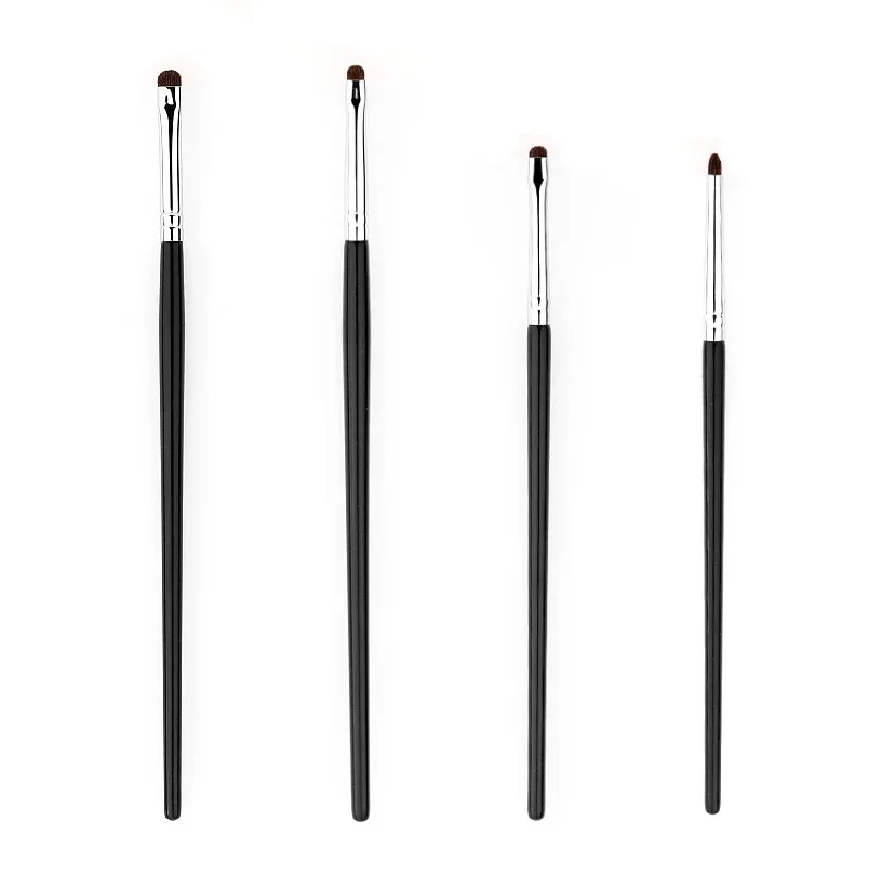 4Pcs Berus Pembayang Mata Halus Smudge Precision Eyeliner Berus Solek Kelopak Mata Penyerlah Berbaring Ulat Sutera Berus Solek Alat — image 11