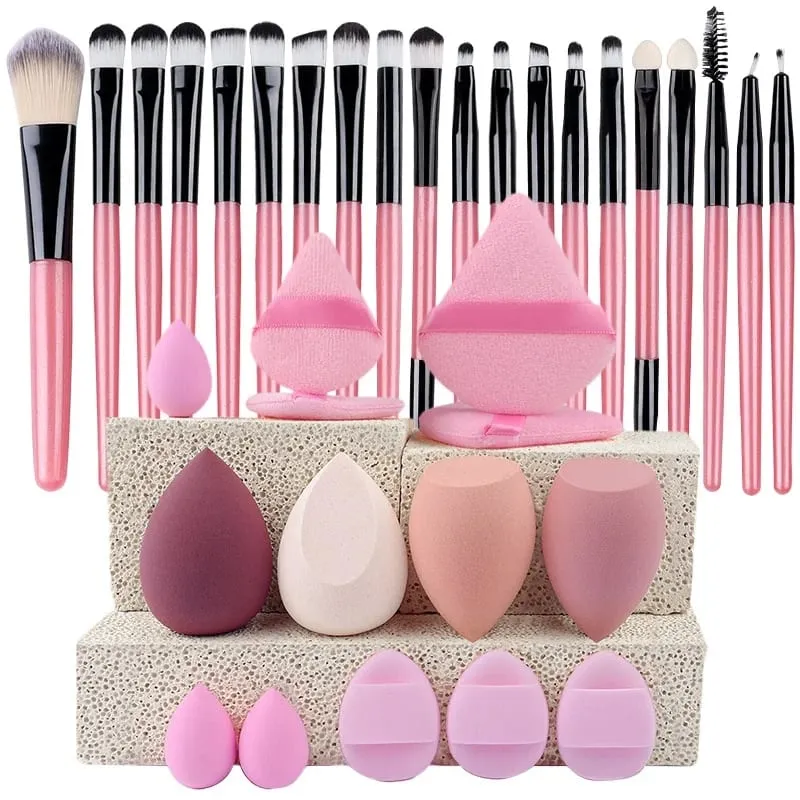 20 szt. Zestaw pędzli do makijażu Eyeliner mieszający policzki Kosmetyczne pędzle do podkładu pod oczy Profesjonalny kompletny zestaw do cieni do powiek do twarzy — image 1