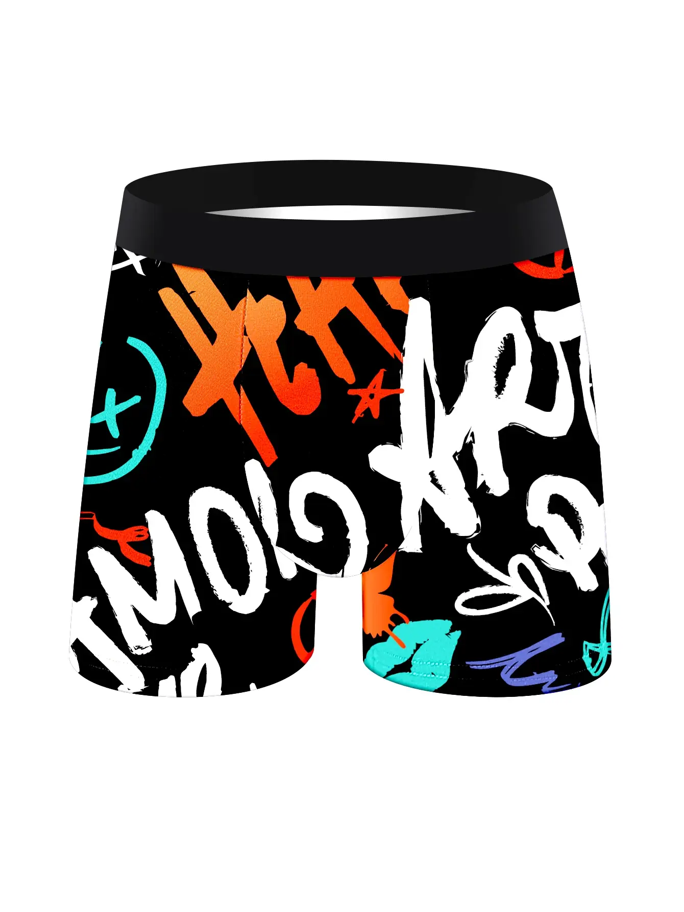 5 Pieces Of Men'S Long Boxer Briefs Soft Comfortable Skin-Friendly Men'S Underwear Explosive Colorful Personality Men'S Pants — image 8