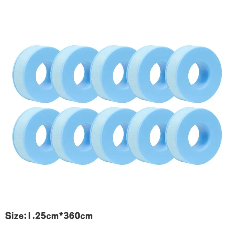 5/10 Rollen Silikon-Gel-Klebeband für Wimpernverlängerungen, nicht gewebt, atmungsaktiv, für empfindliche Haut, unter den Augen, Wimpernband, Make-up-Werkzeug-Versorgung — image 9