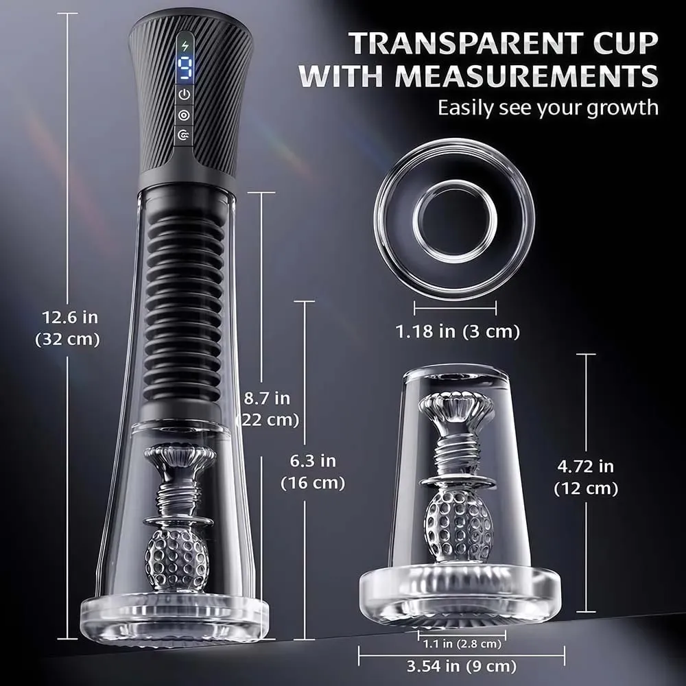 APP ควบคุมอวัยวะเพศชายปั๊มสำหรับชาย IPX7 กันน้ำชาย Masturbator ควบคุมอัตโนมัติดูดสูญญากาศเครื่องนวดสำหรับผู้ใหญ่ของเล่น — image 4