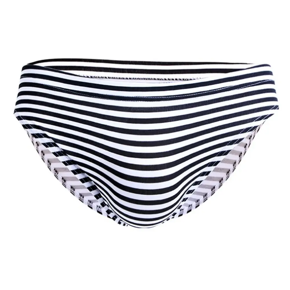Men Stripe Briefs High Stretchy Soft No Pouch Narrow Side Sissy Underwear Pantie Breathable Daily Wear Triangle Panties — image 9