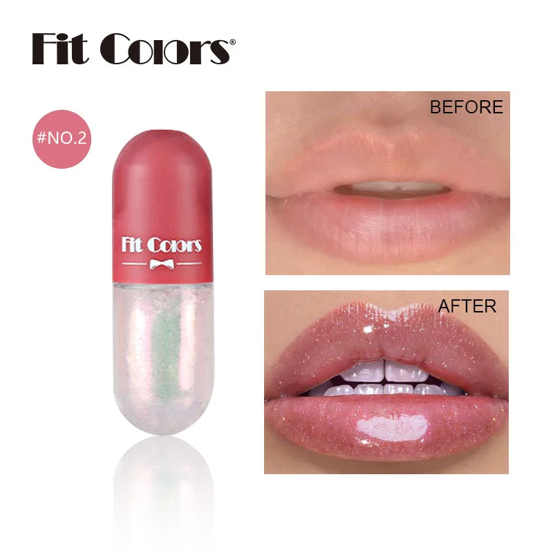 Mini Capsule Liquid Lip Blam Hydratační Transparentní Barva Měnící Lip Plumping Olejové Zrcátko Jelly Plumping Lip Gloss Kosmetika — image 8