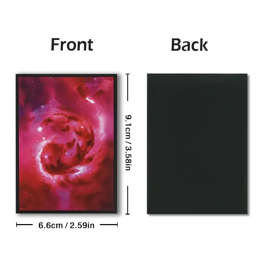 60PCS 66*91mm Art Card Sleeves Protezione per carte collezionabili compatibile con MGT/PTCG Protezione per carte con caricamento dall'alto Miglior regalo — image 5