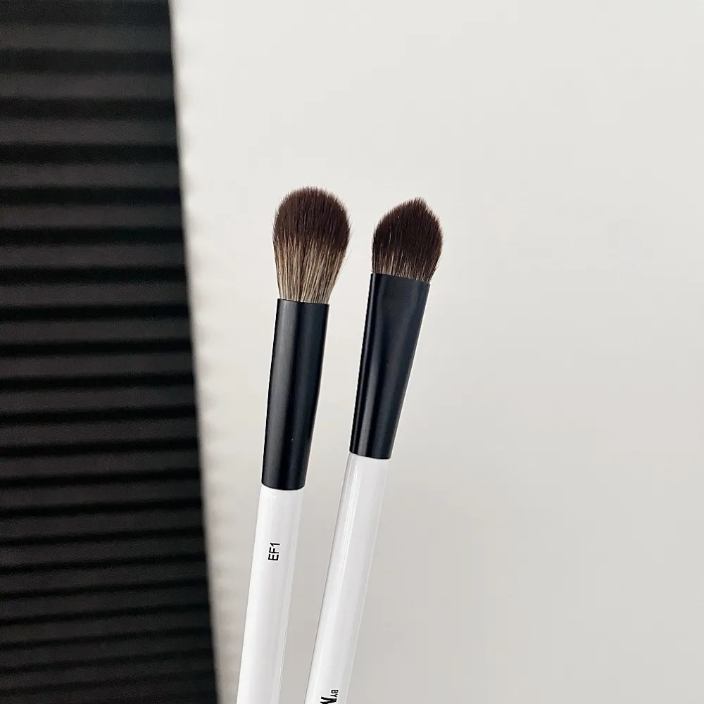 EF1 – brosse à poudre crème à double extrémité E6, pinceau de maquillage pour fard à paupières, de haute qualité, correcteur synthétique pour les yeux, pinceaux cosmétiques — image 2