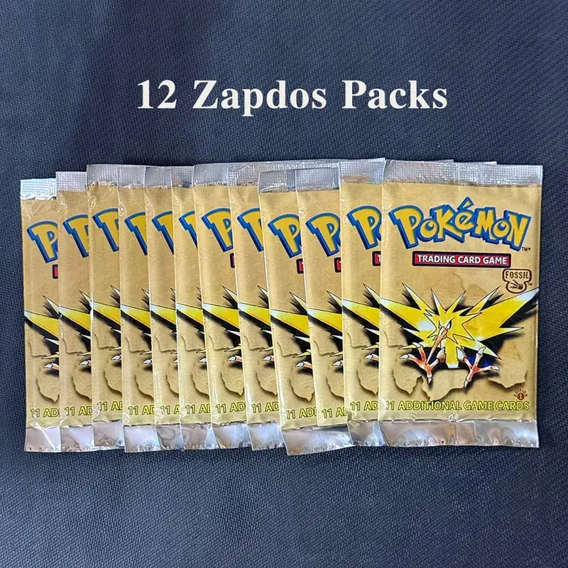 11 Karten/Packung PTCG Booster Packs Ersatzkarte Dschungel/Fossil/Basisset Charizard Blastoise Venusaur PKM Brettspiel-Sammelkarten — image 14