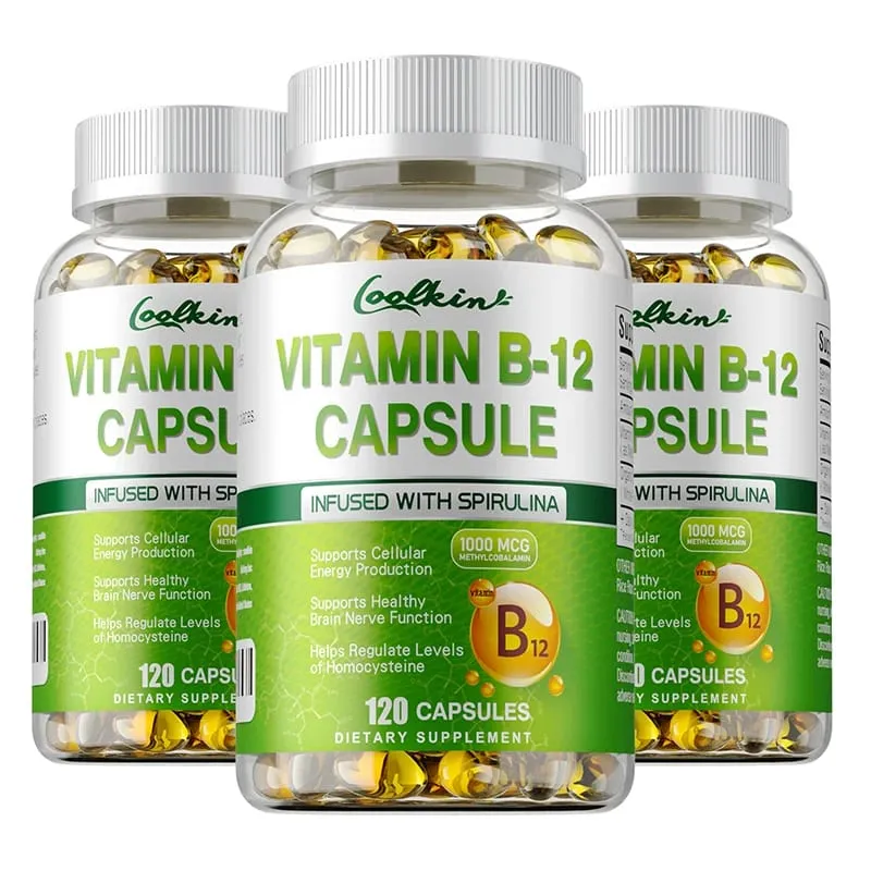 Vitamin B12 Kapsler - Methylcobalamin Supplement for Mind Energy Brain Mood Heart Support — image 11