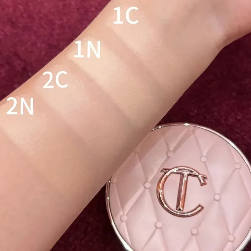 Charlotte Tilbury Concealer Cushion Selembut Sutera dan Tahan Lama Tona Kulit Mencerahkan Mudah Alih Menggebukan Mekap Wajah Dengan Hadiah Kotak — image 4