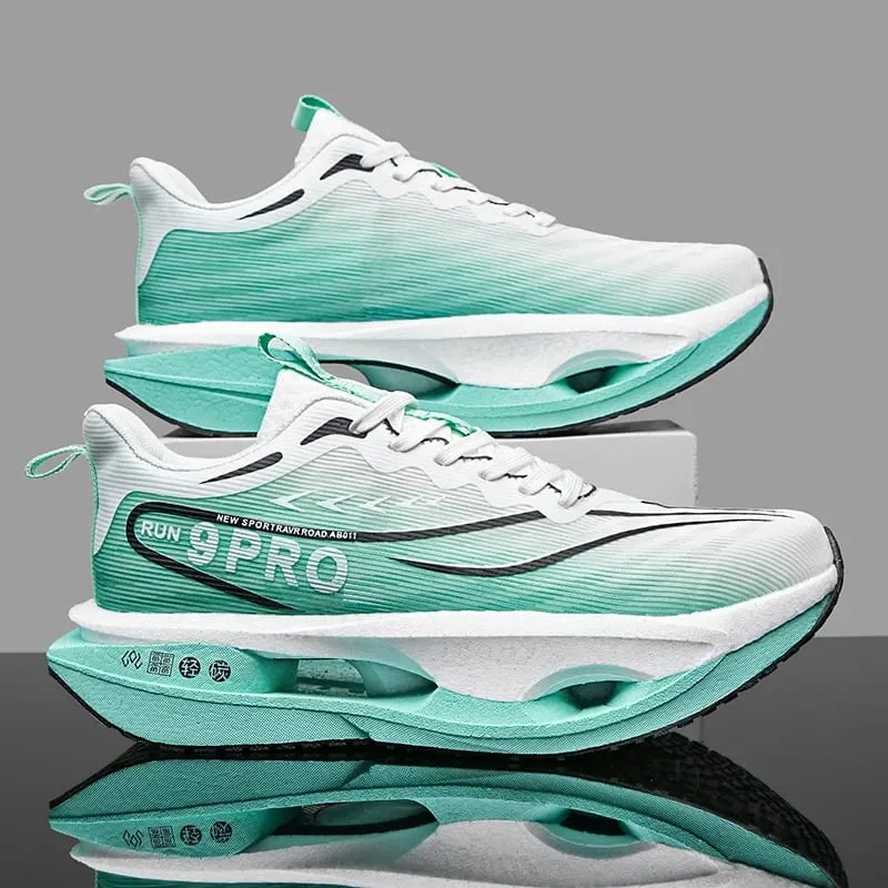 Men Sports Running Shoes Carbon Board Marathon Breathable Light Comfort Women Athletic Sneakers Jogging Tenis Air Cushion 2026 — image 5