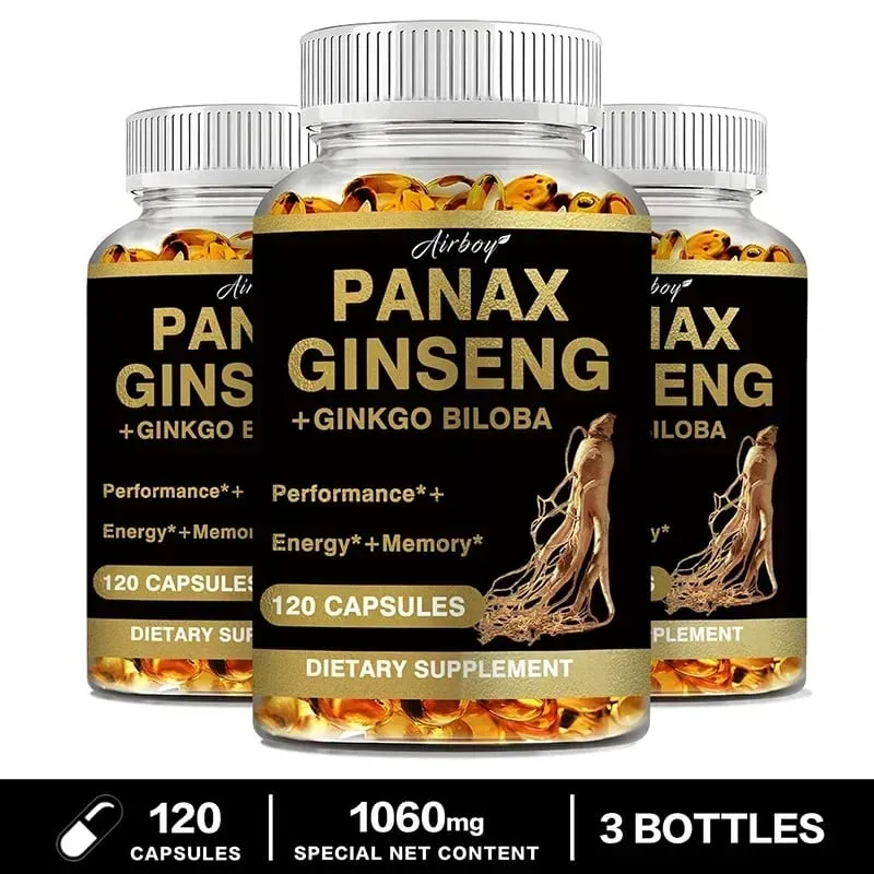 Panax Ginseng + Ginkgo Biloba - Podpora imunity Zlepšení fyzického výkonu Zlepšení paměti a udržení celkového zdraví — image 10