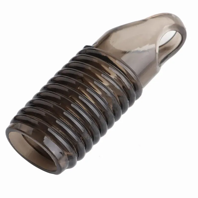 2 szt. EXTENDER prezerwatywy wibrator rękaw opóźnienie COCK Ring produkt do masturbacji PĘTLA przerywana łechtaczka Gspot przedłużenie zabawki erotyczne dla mężczyzn — image 5