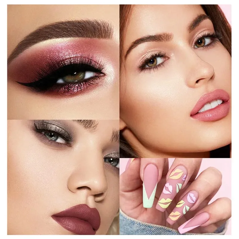 คริสต์มาสแต่งหน้าของขวัญกล่อง Foundation อายแชโดว์ Long Lasting Lip Ink 27 ชิ้นของขวัญวันเกิดแต่งหน้าสำหรับผู้หญิงชุดเต็ม — image 3