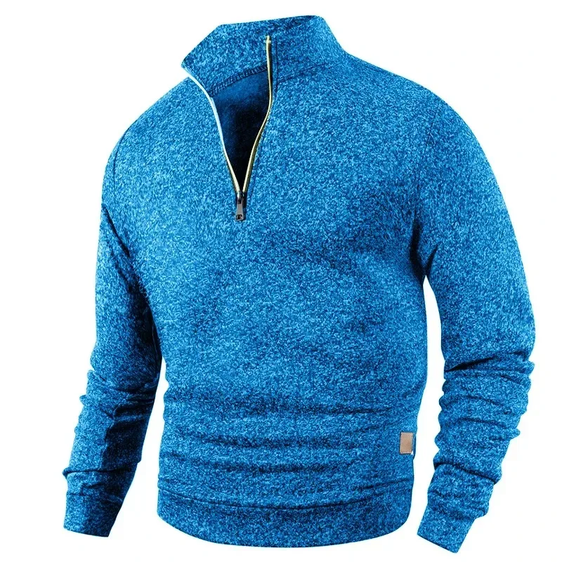 Animal Game-sudaderas con media cremallera para hombre, jersey liso de manga larga, ropa de calle con cuello alto, chaqueta cálida, abrigos deportivos, prendas de vestir exteriores — image 10
