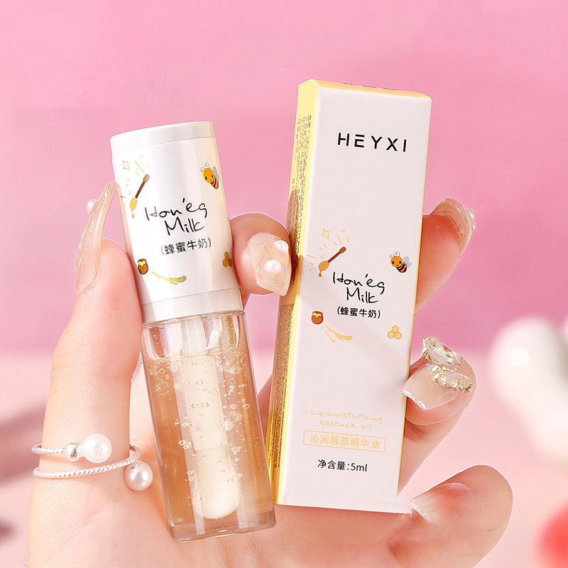 Make Up ความงามเกาหลีเครื่องสำอาง Lip Ink GLOSS Labial LIPS Moisturizer Jelly ลิปสติก Bright Oil Moisturizing Balm Big Lip Brush — image 9