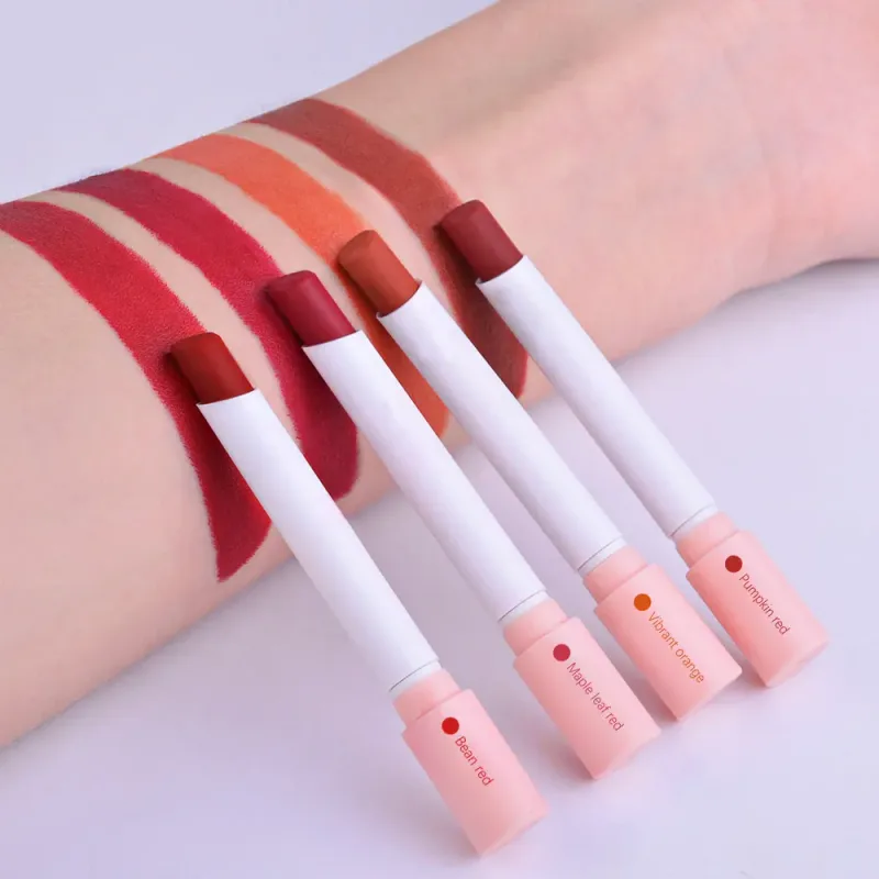 Giáng Sinh Thuốc Lá Bộ Son Môi Matte Chống Nước Lâu Dài 4 Màu Sắc Cao Cấp Nhung Trang Điểm Môi Quà Tặng Giáng Sinh — image 5