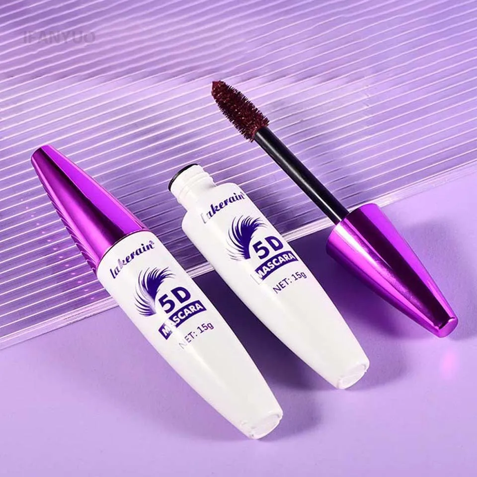 Červené víno Hnědé řasy Řasenka 5D Trojrozměrné řasy Curling Extension Nerozmazává se Voděodolný Fast Dry Lsting Makeup — image 3