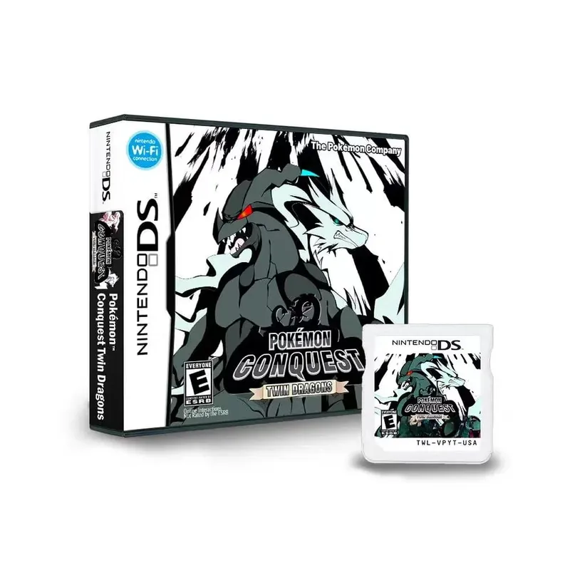 Anime Pokemon-serie NDS Game Cartridge Videogameconsole Moemon Zilver Geel KAIZO MoonBlack2 Hobbycollectie Geschenken Speelgoed — image 30
