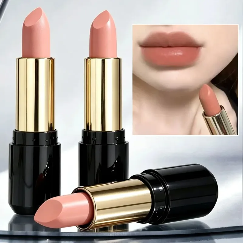 Mjölkte Kanel Naken Läppstift Matt Fuktgivande Hållbar Läppbalsam med hög pigmentering Slät sammet Läppfärg Daglig naturlig makeup — image 3