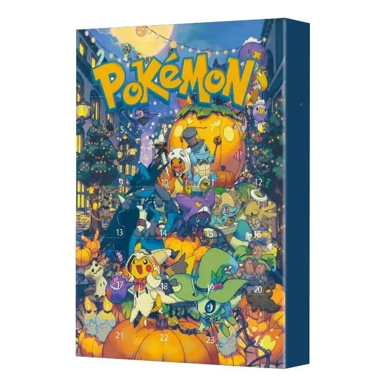 Calendrier de l'avent de noël Pokemon 24 pièces/ensemble, mignon Pikachu Charizard en PVC, petite figurine de dessin animé, boîte Surprise, cadeau d'anniversaire et d'halloween — image 5