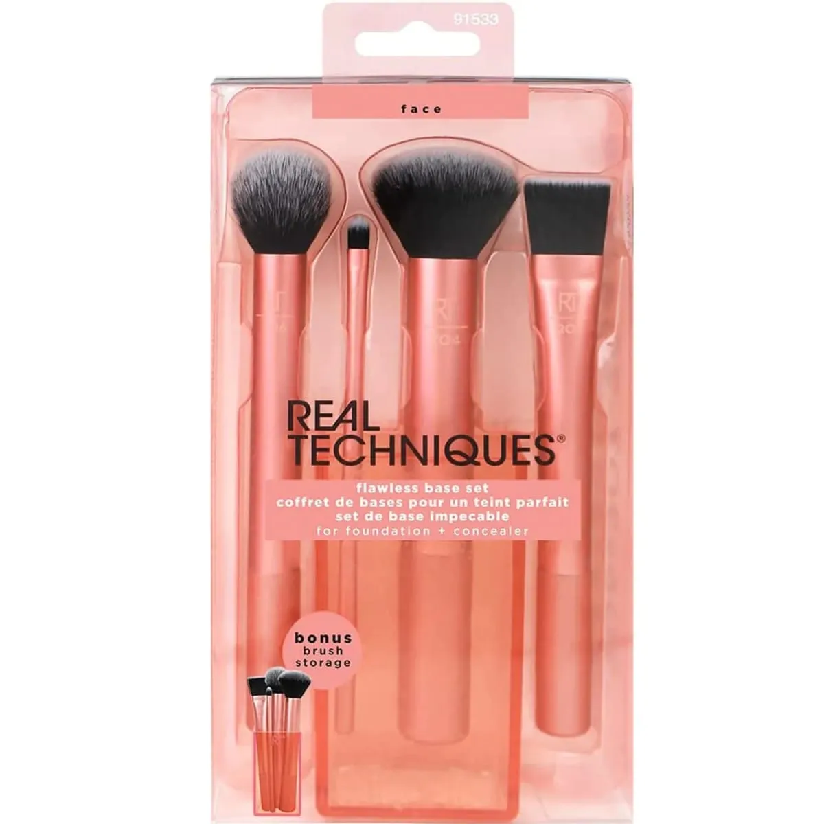 Set Kuas Rias untuk Kosmetik Foundation Bedak Blush On Eyeshadow Kabuki Blending Kuas Rias Alat Kecantikan