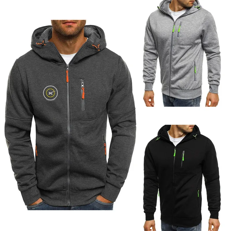 2025 Popular Man SPACEX SPACE X LOGO ELON Jacket Men Autumn Man's Loose Tops Coat Print New Type Sports Comfortable Hoodies — image 7