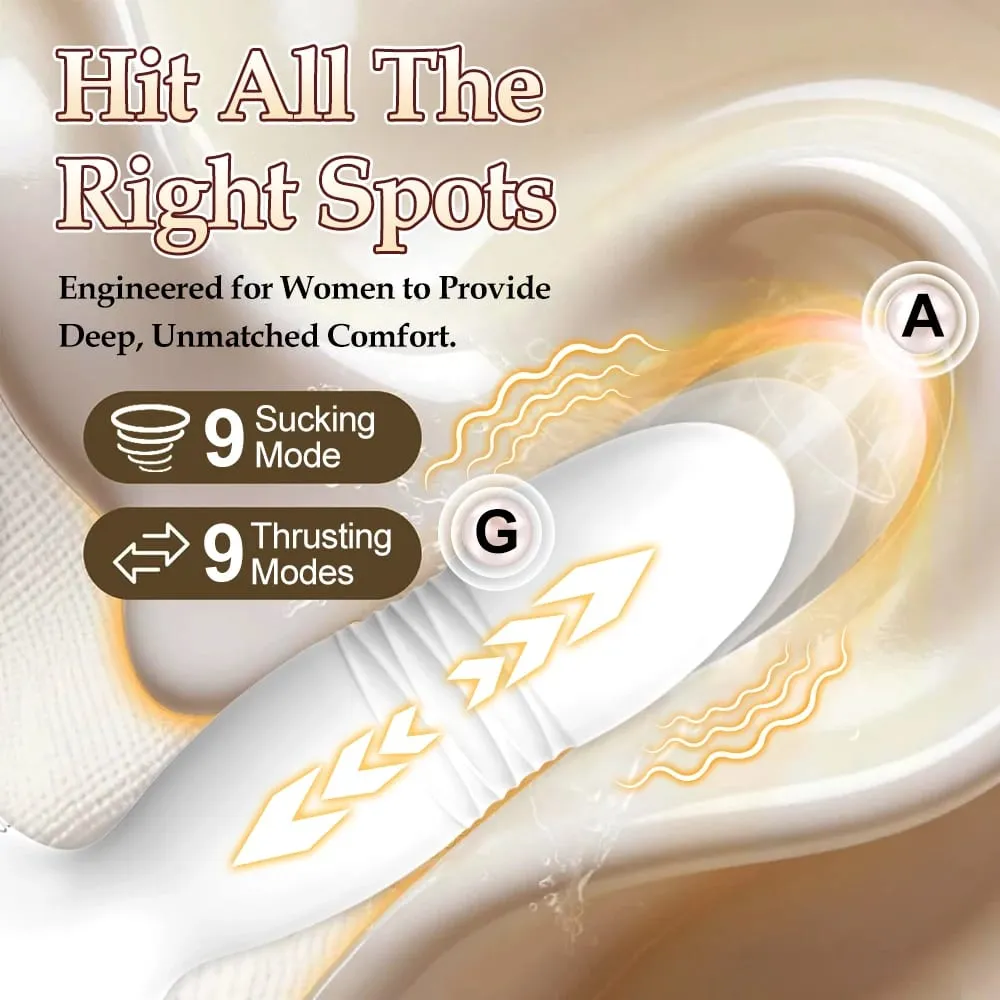 APP-Vibrator, stoßende G-Punkt-Vibratoren und 9 Saugmodi zur Stimulation der Klitoris-Nippel, Anal-Sexspielzeug für Frauen, Sexspielzeug für Erwachsene — image 2