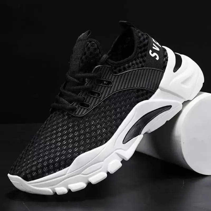 2025 Men's Summer Mesh Sneakers Lightweight and Breathable Running Shoes for Hot Weather Perfect for Sports and Casual Outfits