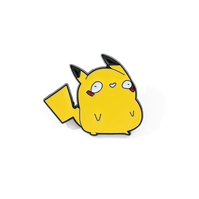 Anime Enamel Pin Funny Cartoon Figure Pikachu Squirtle Psyduck Metal Badge Brooch Jacket Jeans Lapel Pin Toy Accessories — image 9