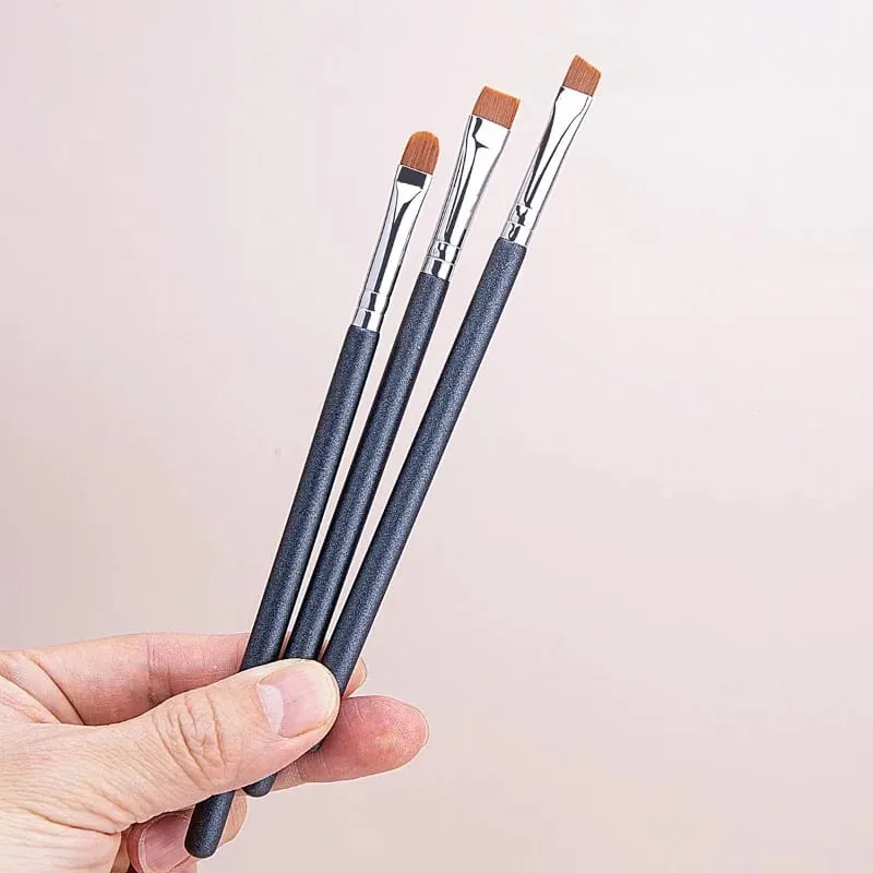 212 flacher Augenbrauenpinsel, ultradünner Augenbrauen-Make-up-Pinsel, flacher Eyeliner-Pinsel, dünner Eyeliner-Brauenkontur-Schönheitspinsel — image 5
