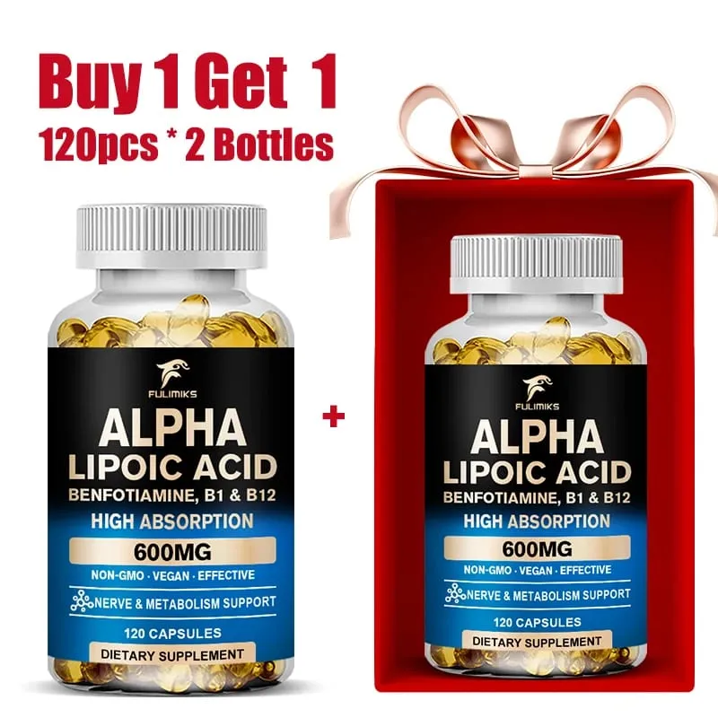 Premium Alpha Lipoic Capsules Help Promotemetabolism Protect The Skin Antioxidantingredient Prevent Continuous Hair Loss — image 8