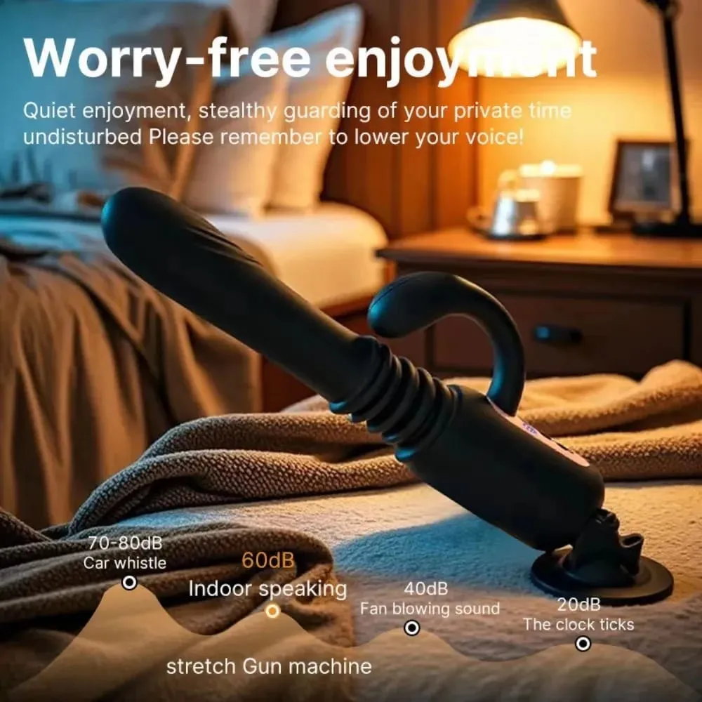 7 Machine sexuelle télescopique, gode vibrateur, 30MM, étirement automatique, Rechargeable avec ventouse, jouets sexuels pour adultes pour femmes — image 5