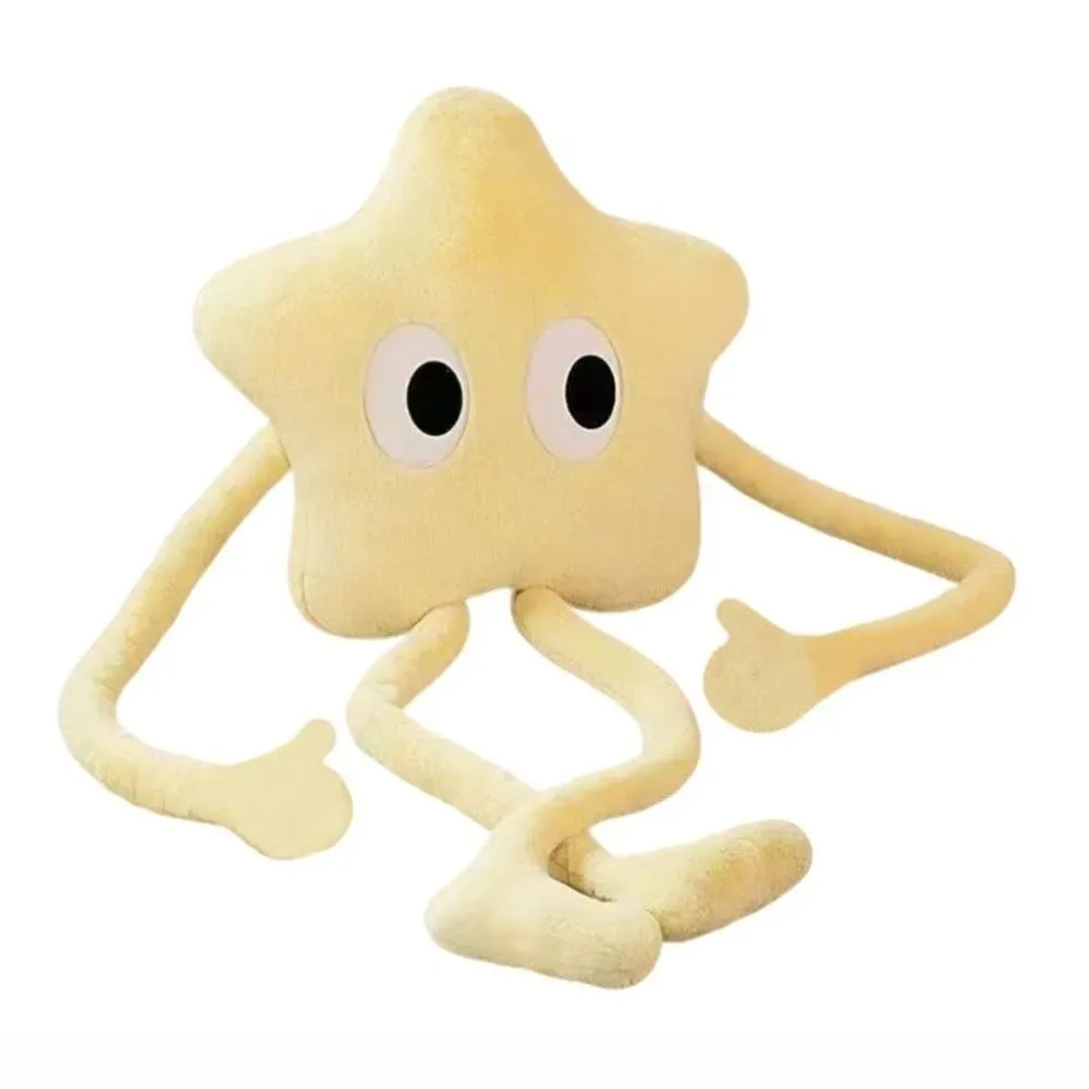 Simpatico cuscino in peluche a forma di stella da 110 cm, morbido cuscino imbottito, decorazione per la casa — image 4