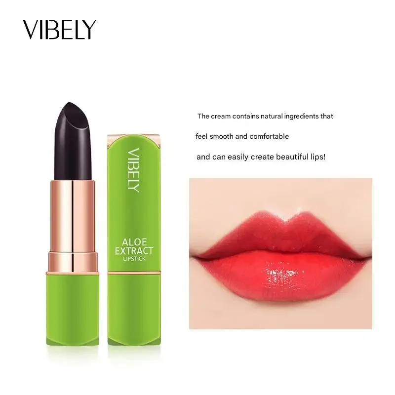 Stimmungsverändernder Lippenbalsam mit 7 Farben, natürlicher Aloe Vera, langanhaltender, feuchtigkeitsspendender Lippenstift für farbveränderndes Make-up für Frauen — image 4