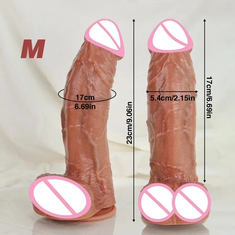 Gode réaliste en Silicone doux et épais, énorme pénis pour femme, masturbation, homme, jouets sexuels anaux, ventouse, gros gland — image 7