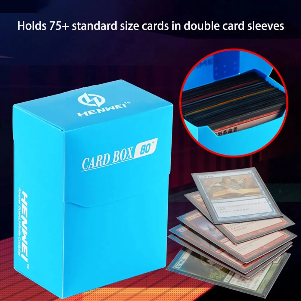 80+Card Deck Box PP Material Portable Many Color TCG Cards Case for MTG/YGO/Gathering PP Storage — image 3