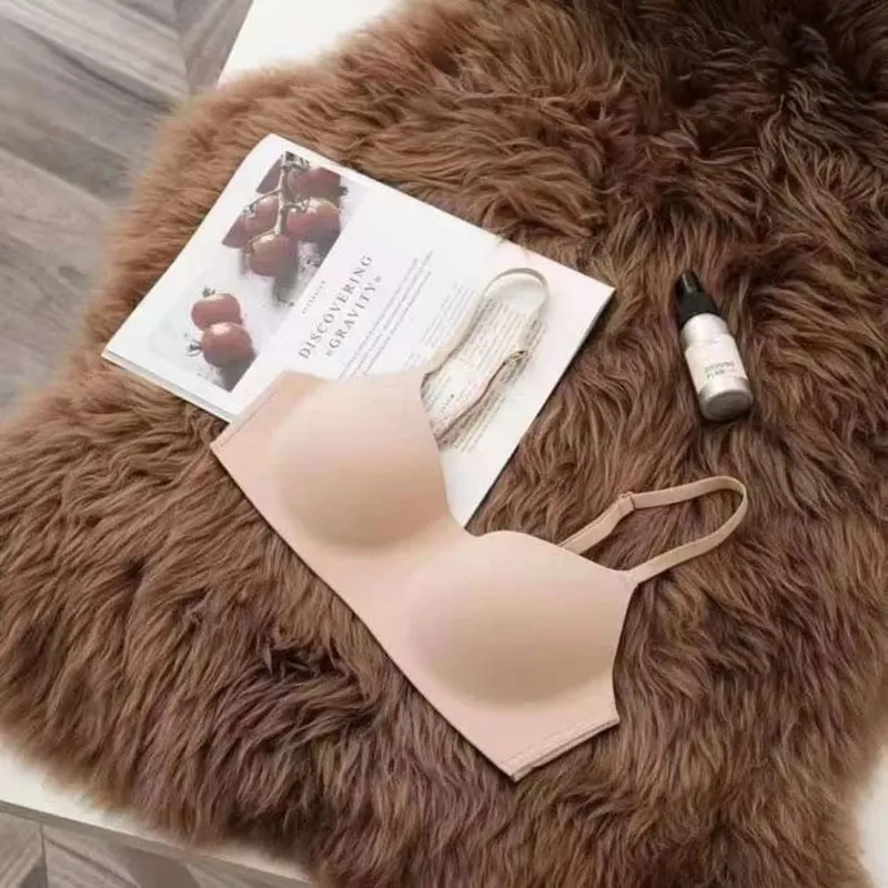 Blød komfort Trådløs BH Tynd Skål Åndbart stof Sømløs BH Elastisk materiale Elastisk Tube Top BH'er Lingeri Skønhed — image 10