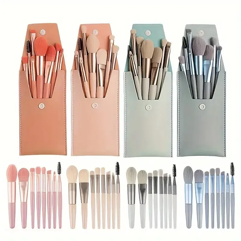 Salim Bag with Makeup Mini Brush 8 Kinds Pmore — image 1