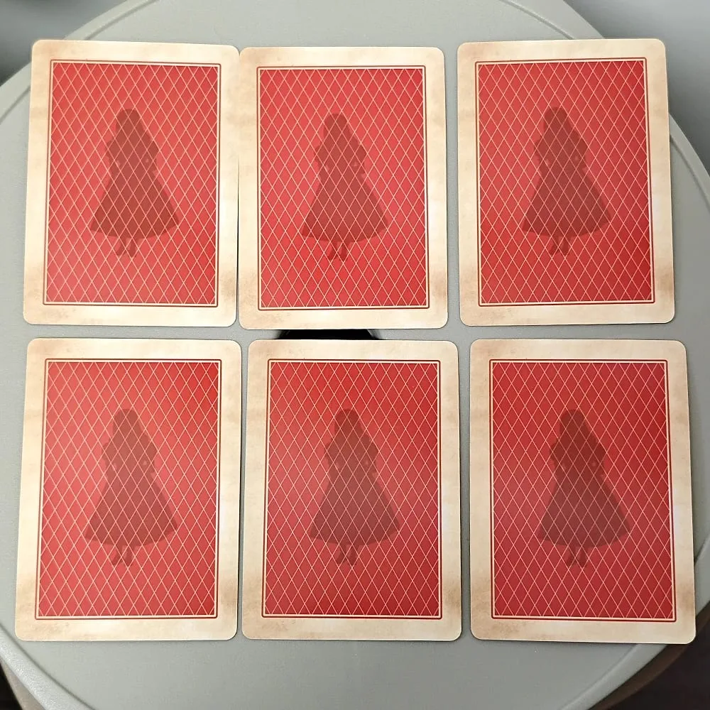 54 Pcs 앨리스 카드 놀이 9*6.5cm 전체 데크 종이 스크랩북 공예 포커 데크 — image 5