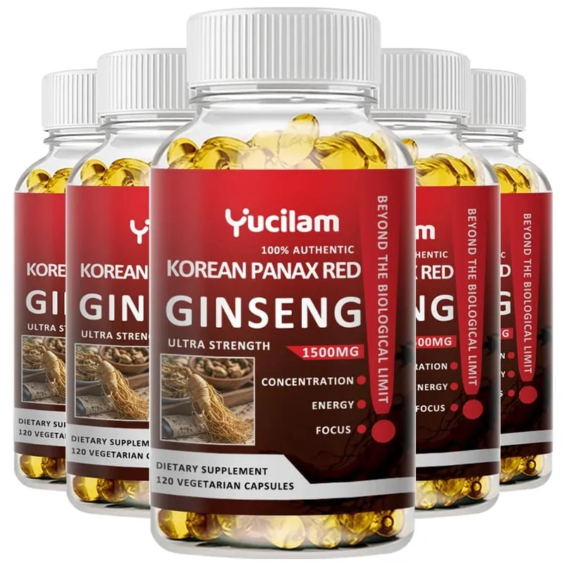 Korean Red Ginseng 1500 mg - Energy Supplement for Peak Performance Focus & Vitality - High Potency Ginseng Root Extract — image 9