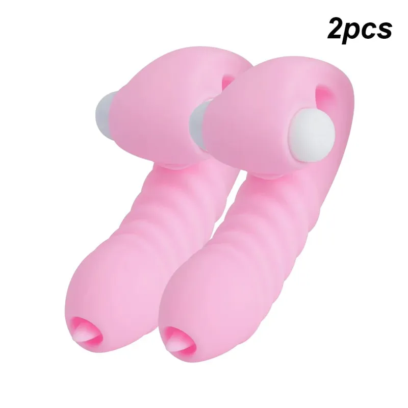 Vibrateurs à manches de doigt pour femmes, stimulateur de Clitoris, lèche vaginale, Plug Anal, masturbateur féminin, jouets sexuels érotiques pour Couples — image 8