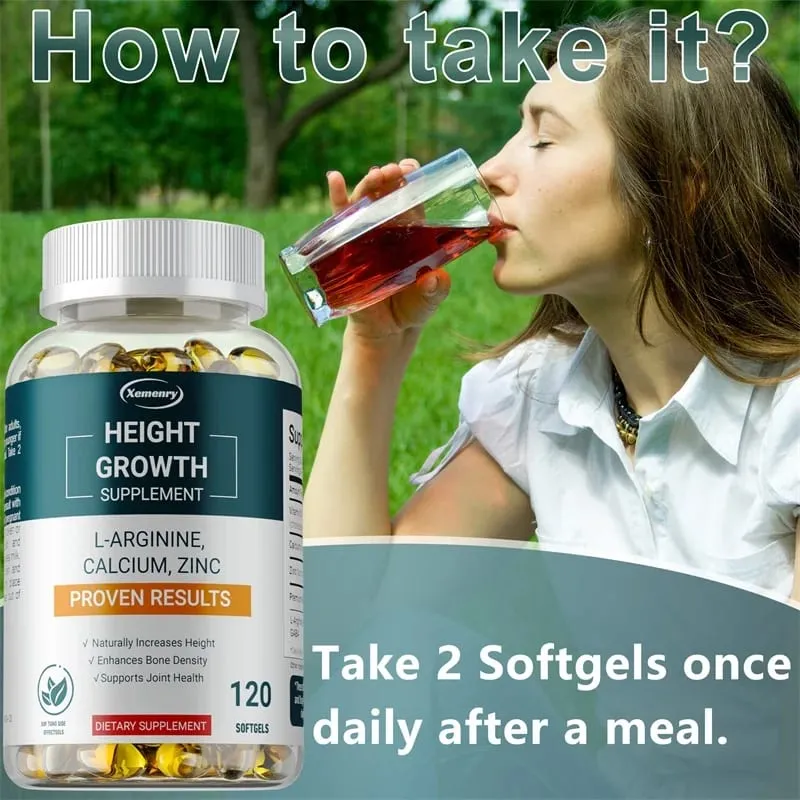Συμπληρώματα αύξησης ύψους - Ενίσχυση οστών και προώθηση της ανάπτυξης για παιδιά Έφηβοι και ενήλικες — image 6