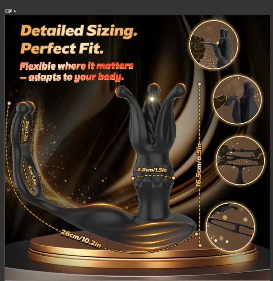 ชาย Anal Prostate Massager Vibrator รีโมทคอนโทรล Thrusting Dildo Vibrating Butt ปลั๊กแหวน Cock เพศของเล่นสำหรับผู้ชายผู้หญิง — image 5
