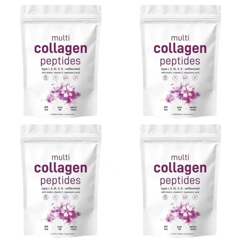 Multi Collagen Peptides Powder Types I II III V with Biotin Vitamin C & Hyaluronic Acid Supports Skin Hair Nails for Men Women — image 10