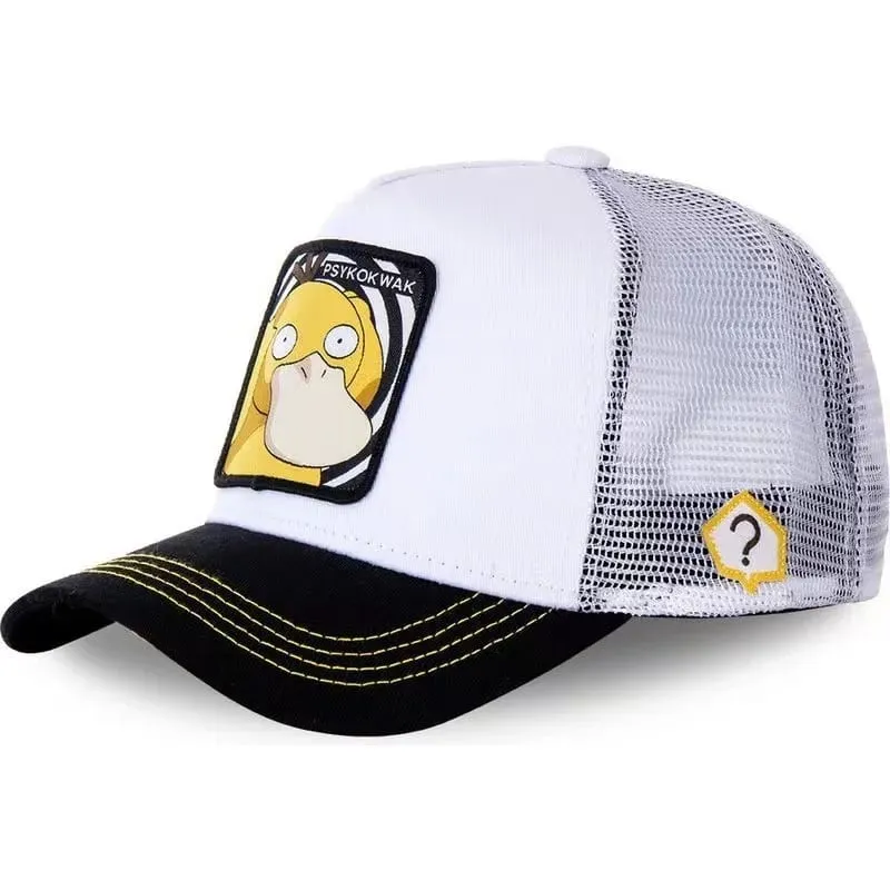 Pokemon Berretto da baseball ricamato di alta qualità Pikachu Gengar Snorlax Psyduck Anime Cappello in rete traspirante regolabile Regali Cosplay — image 9