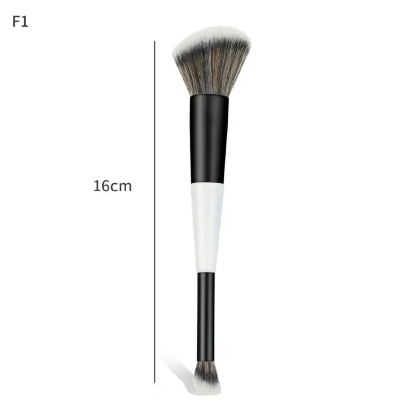Pennello per contorno viso F4 a doppia estremità Pennello per correttore multiuso per ombretto ad alta copertura Pennello per fard in polvere per bellezza cosmetica — image 10