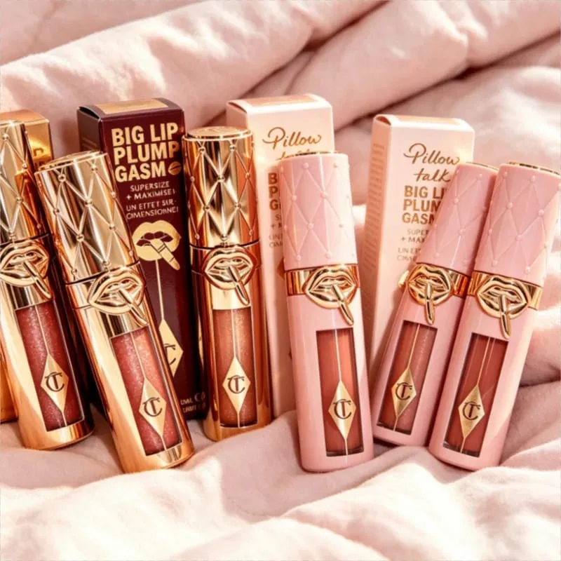 Charlotte dernier brillant à lèvres dodu hydraté Tilbury met en évidence le fond de teint liquide correcteur deux couleurs battement de coeur Blush maquillage — image 6